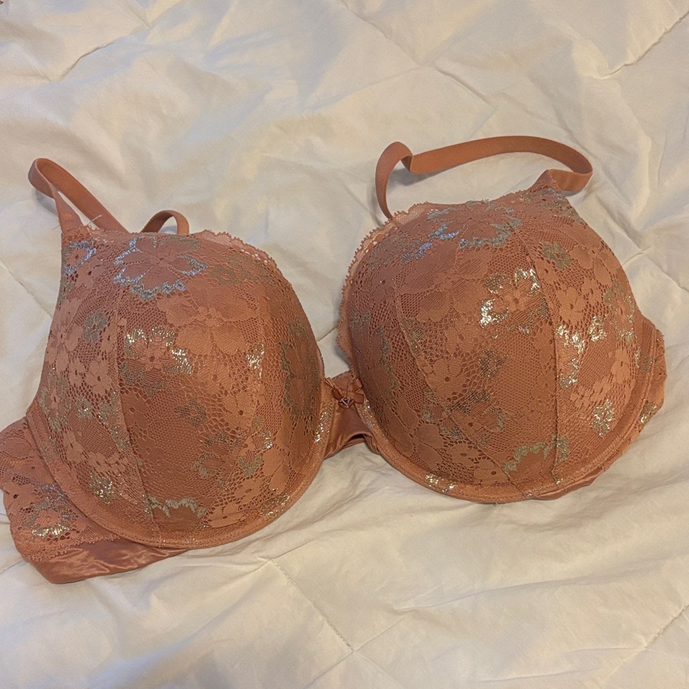 Victoria's Secret Body by Victoria Metallic Copper Lace Bra
